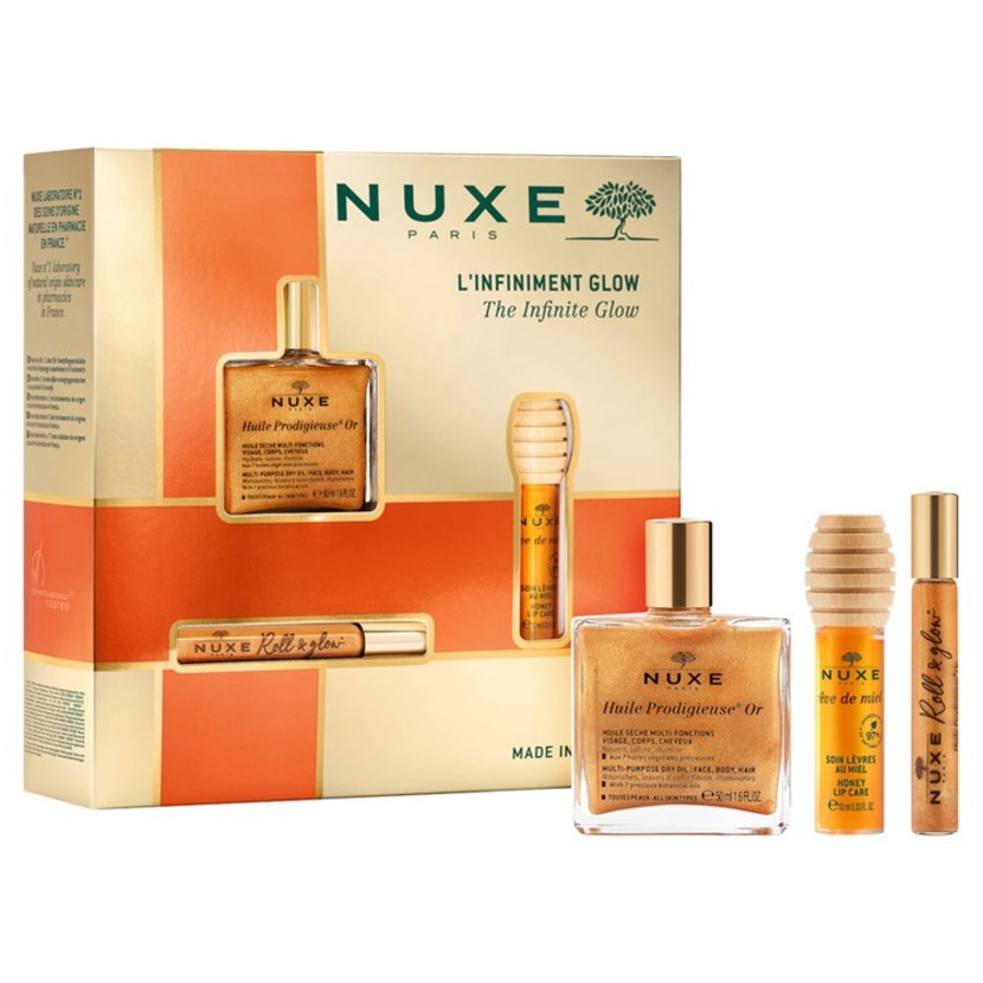 NUXE Geschenkset 2024 Huile Prodigieuse Or Glow